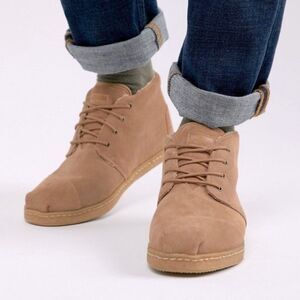 TOMS BOTAS TOFFEE SUEDE CREPE